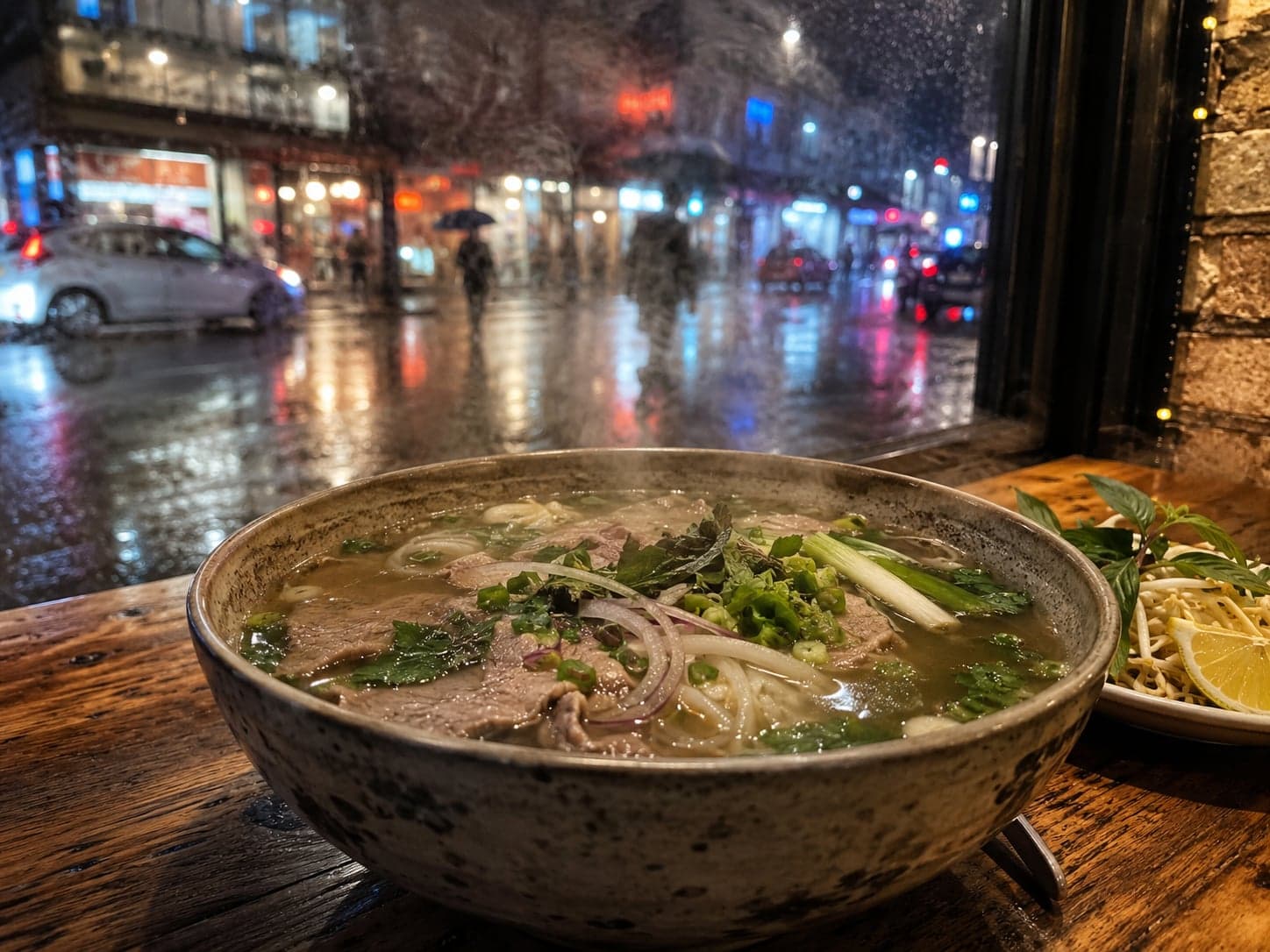 Steaming bowl of Vietnamese pho in Cabramatta — the ultimate Western Sydney winter dining experience