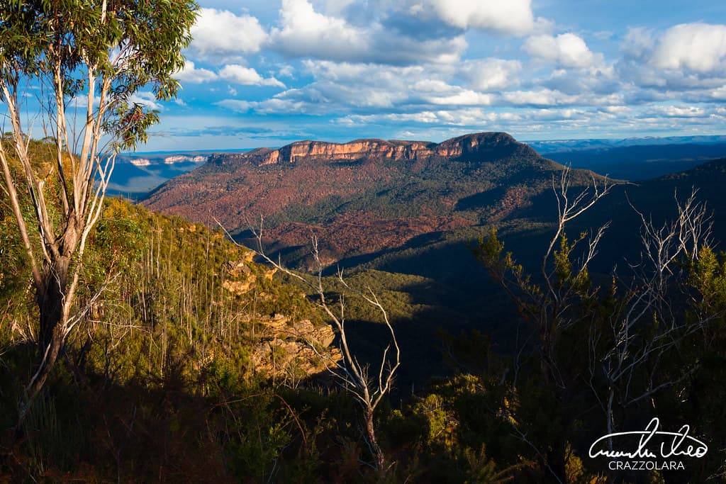 Looking out across the vast expanse of the Blue Mountains — 45 minutes from Western Sydney Airport