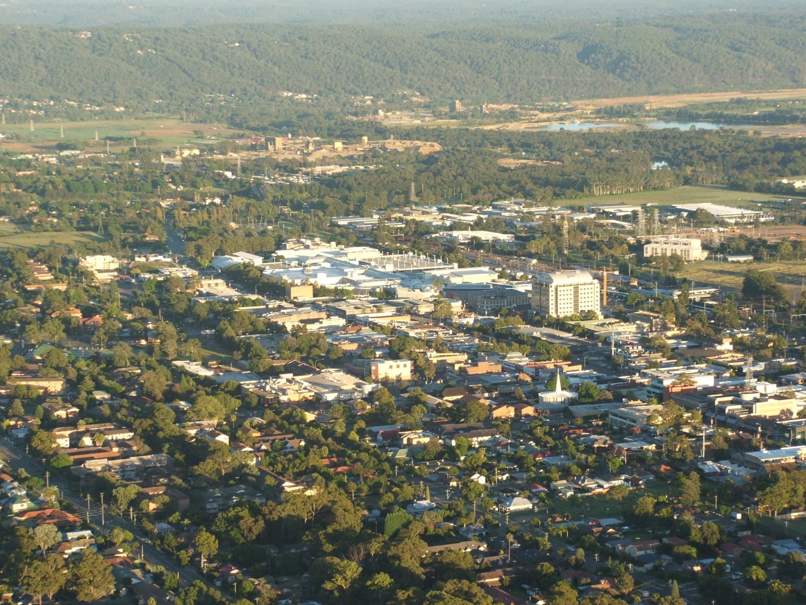 Penrith CBD — nearest major city to Western Sydney International Airport