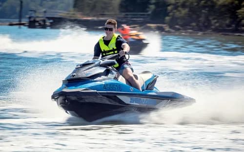 Jet Ski on the Hawkesbury River Sydney