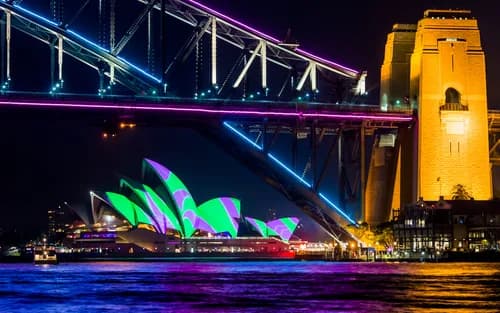 BYO Vivid Sydney Catamaran Cruise